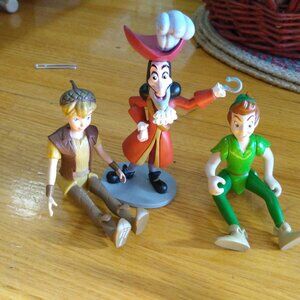 Disney Peter Pan Captain Hook & Lost Boy Action Figures